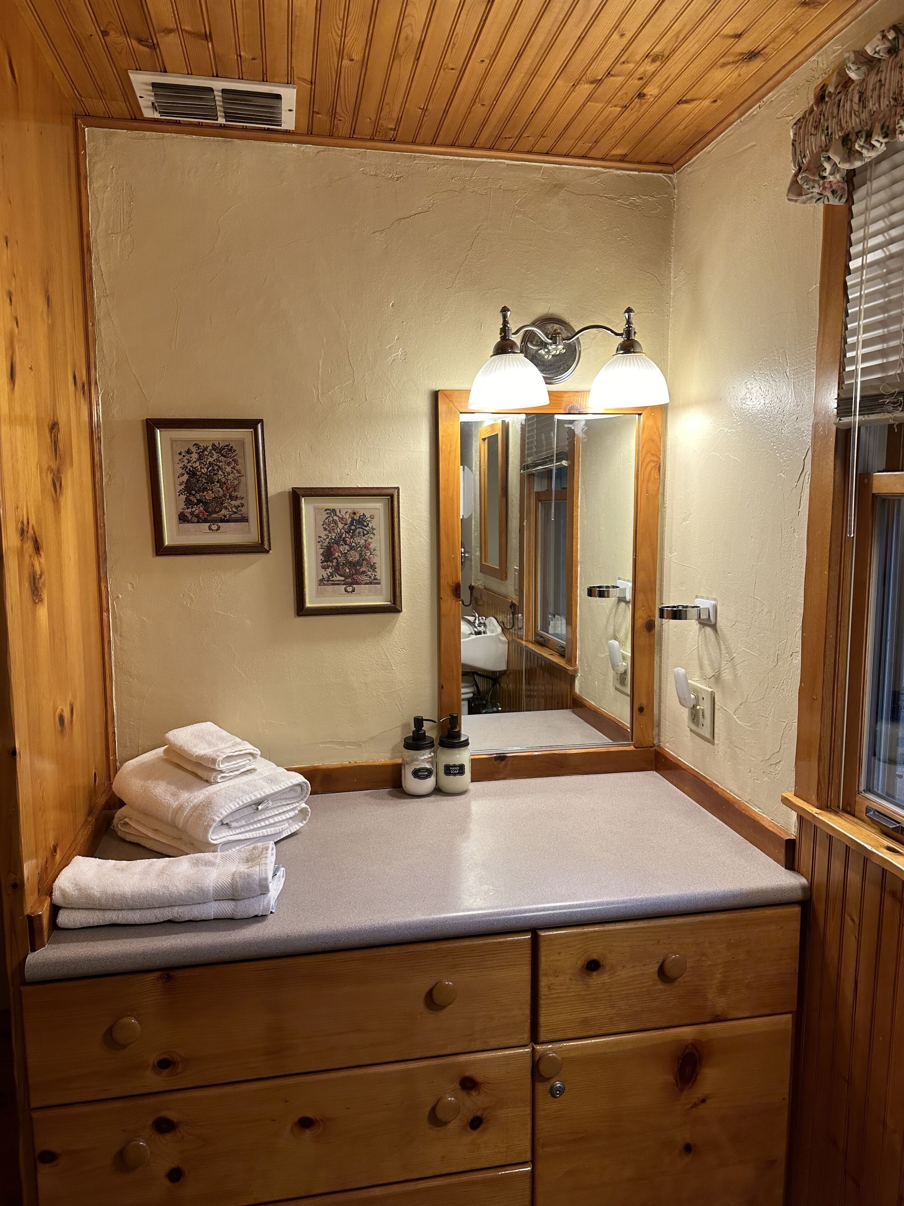 garden cottage | bathroom | free toiletries, hair dryer, dressing gowns, slippers