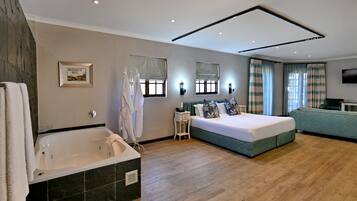 Executive-Studiosuite | Hochwertige Bettwaren, Select-Comfort-Betten, Schreibtisch