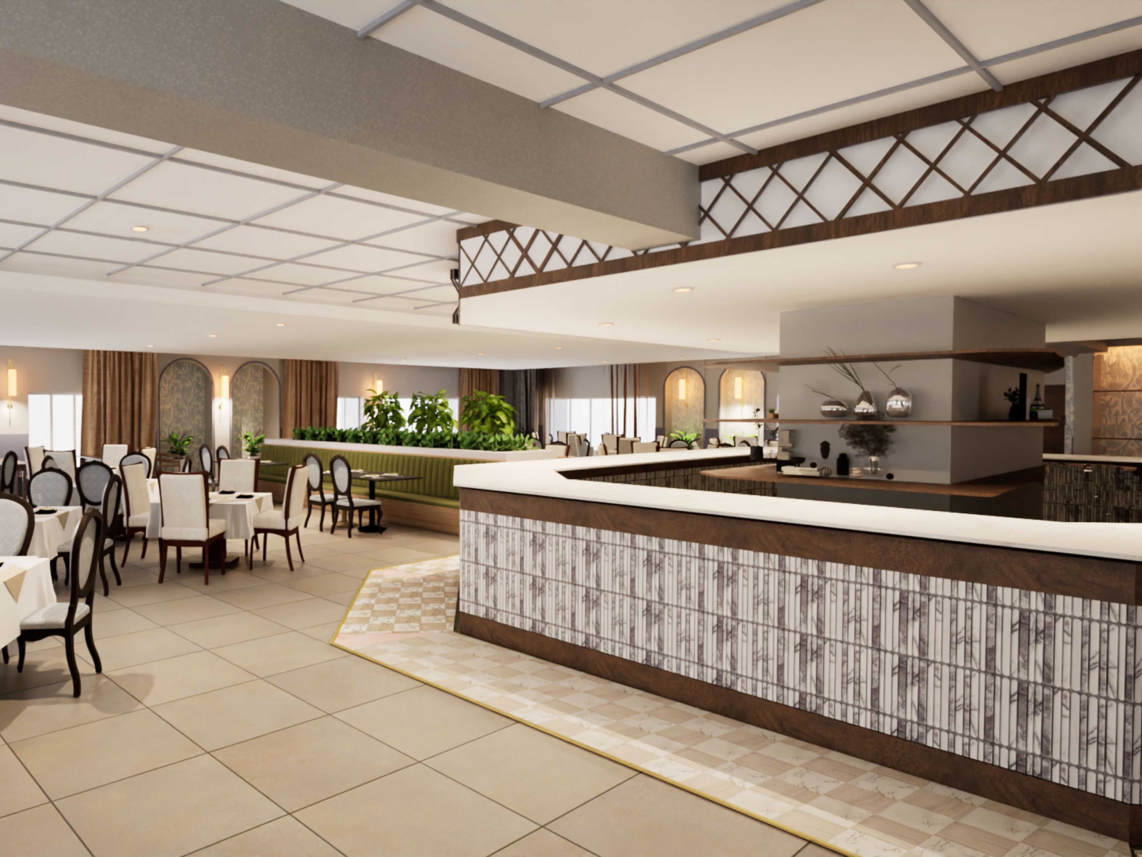 Blick auf den Garten 