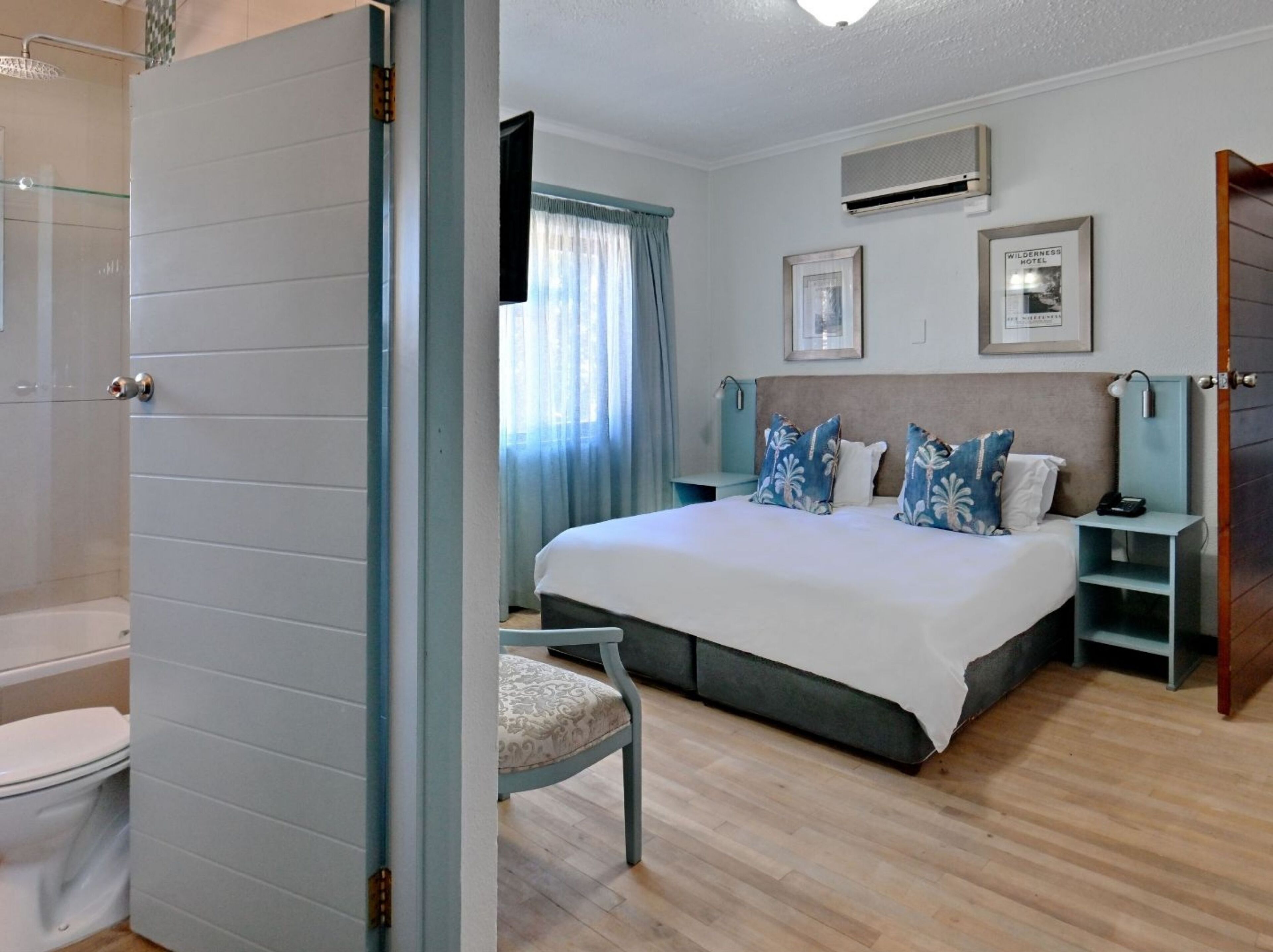 Double Room Single Use | Premium bedding, Select Comfort beds, desk, laptop workspace