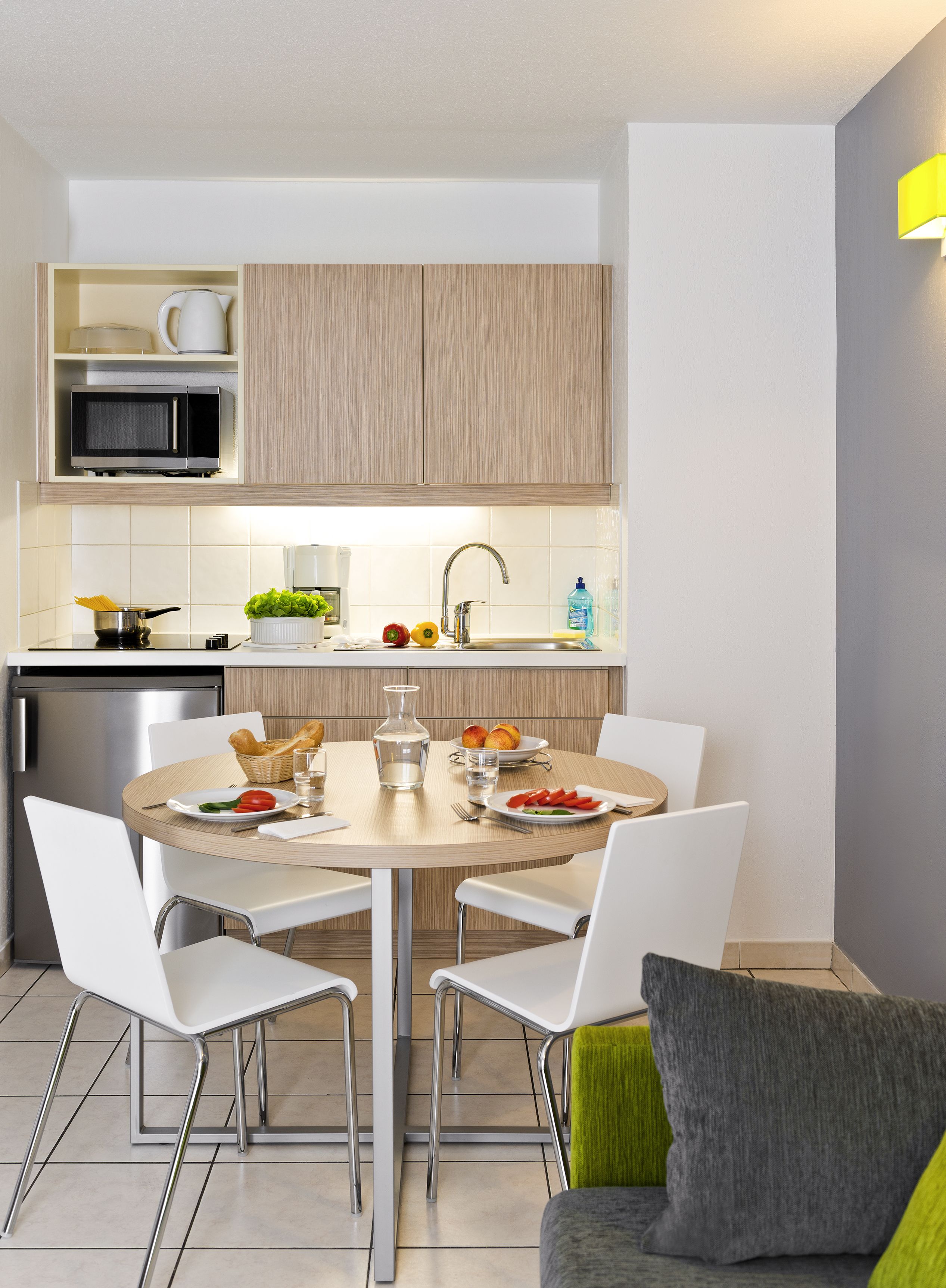 Apartment, 1 Bedroom | Private kitchen | Fridge, microwave, stovetop, coffee/tea maker