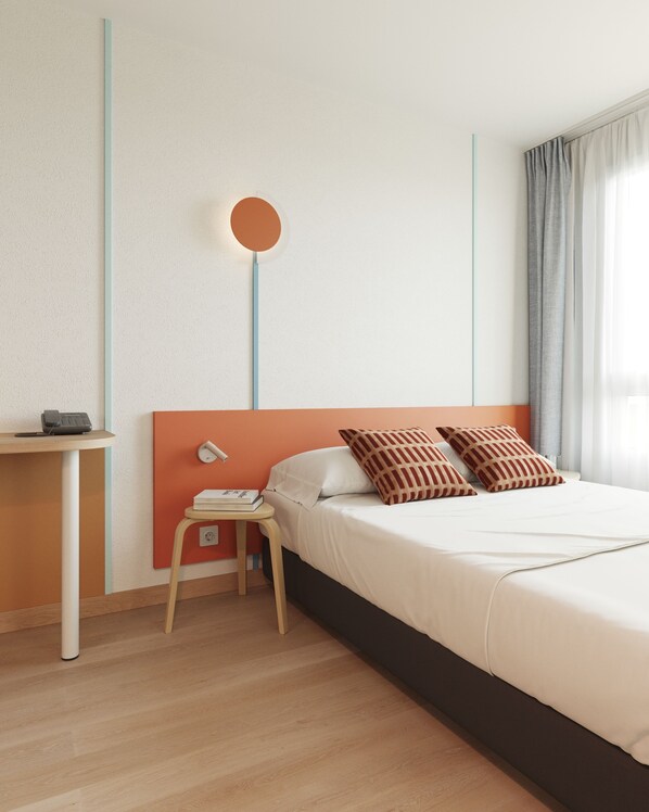 舒适开间 | 办公桌、遮光窗帘、隔音、免费婴儿床