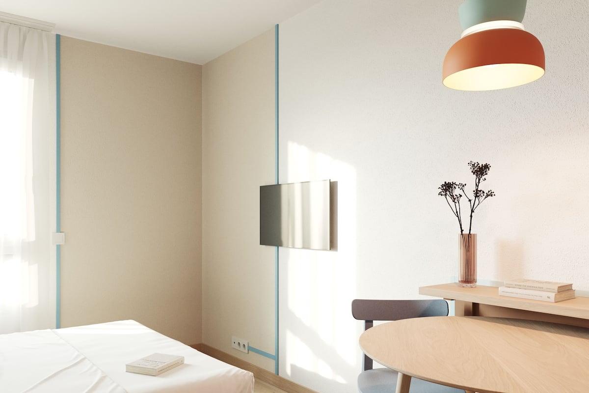 Comfort Studio | 1 bedroom, desk, blackout drapes, soundproofing
