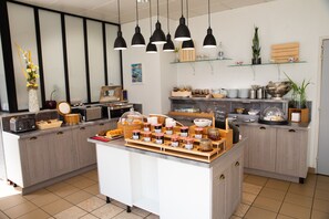 Morgenmadsbuffet hver dag mod et gebyr