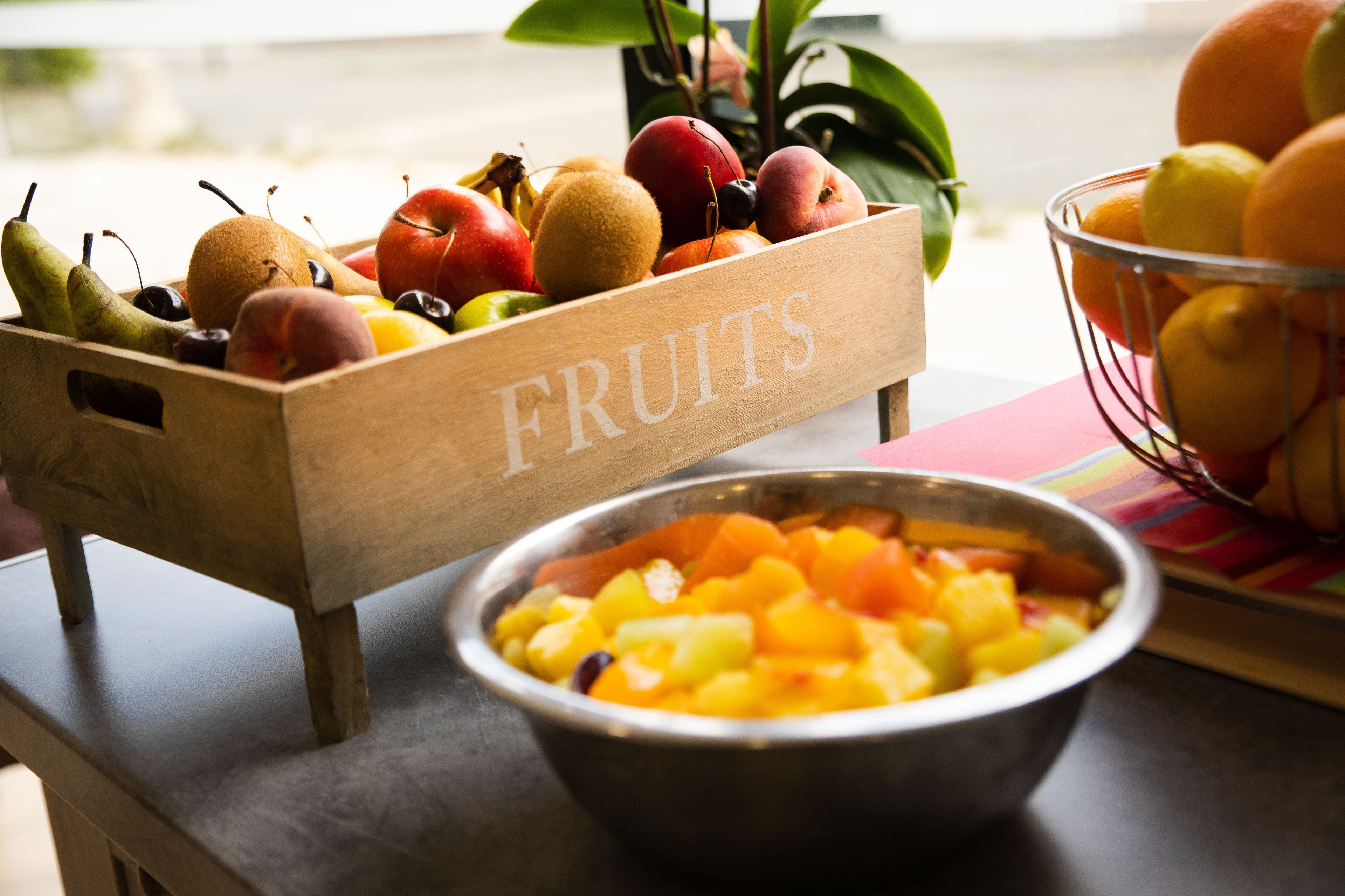 Daily buffet breakfast (EUR 12.50 per person)