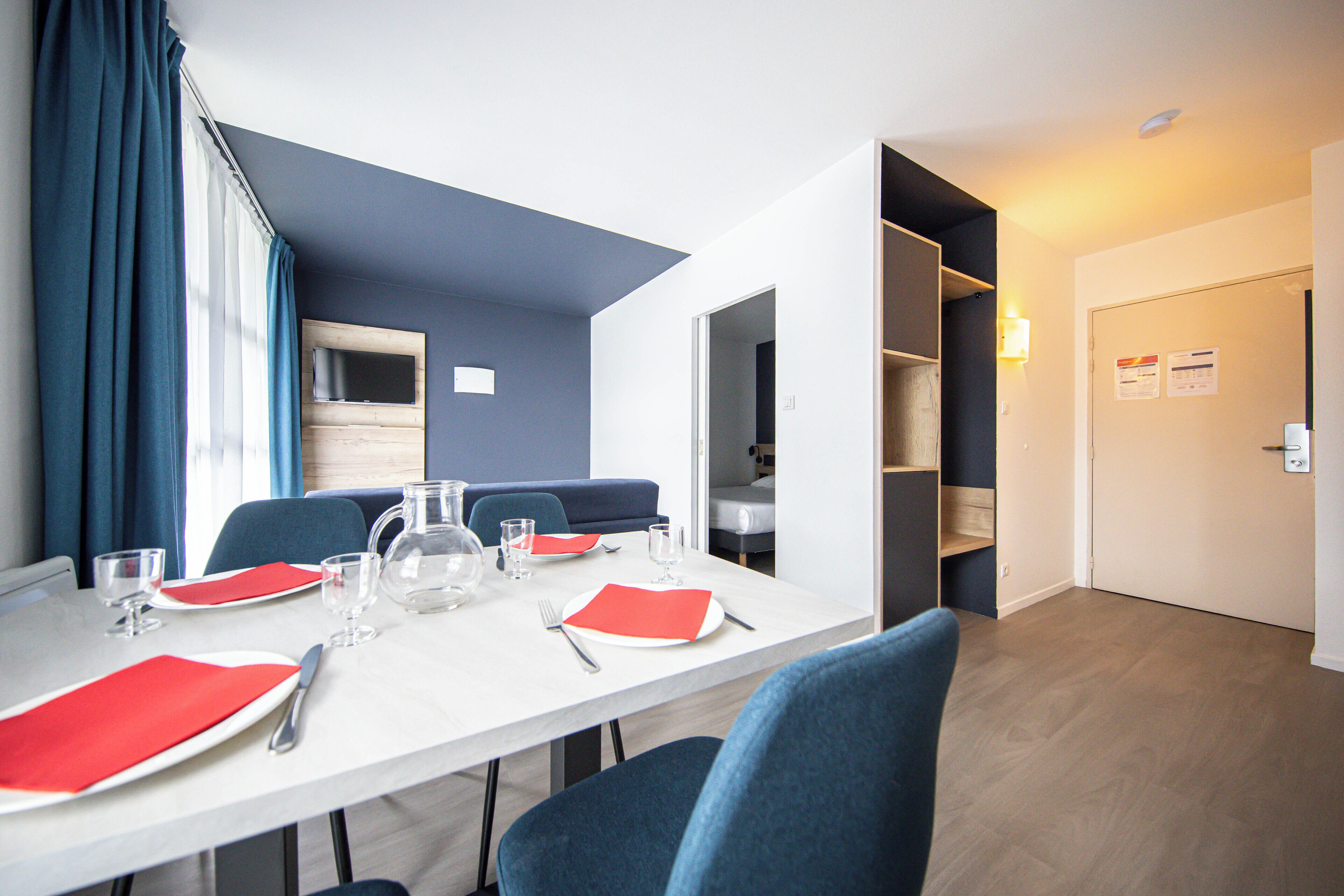 Appartement Premium, 1 chambre | Coin séjour | Télévision à écran plat