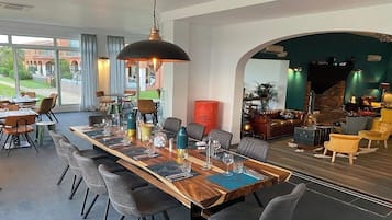 Breakfast, lunch, dinner served; French cuisine, golf course views