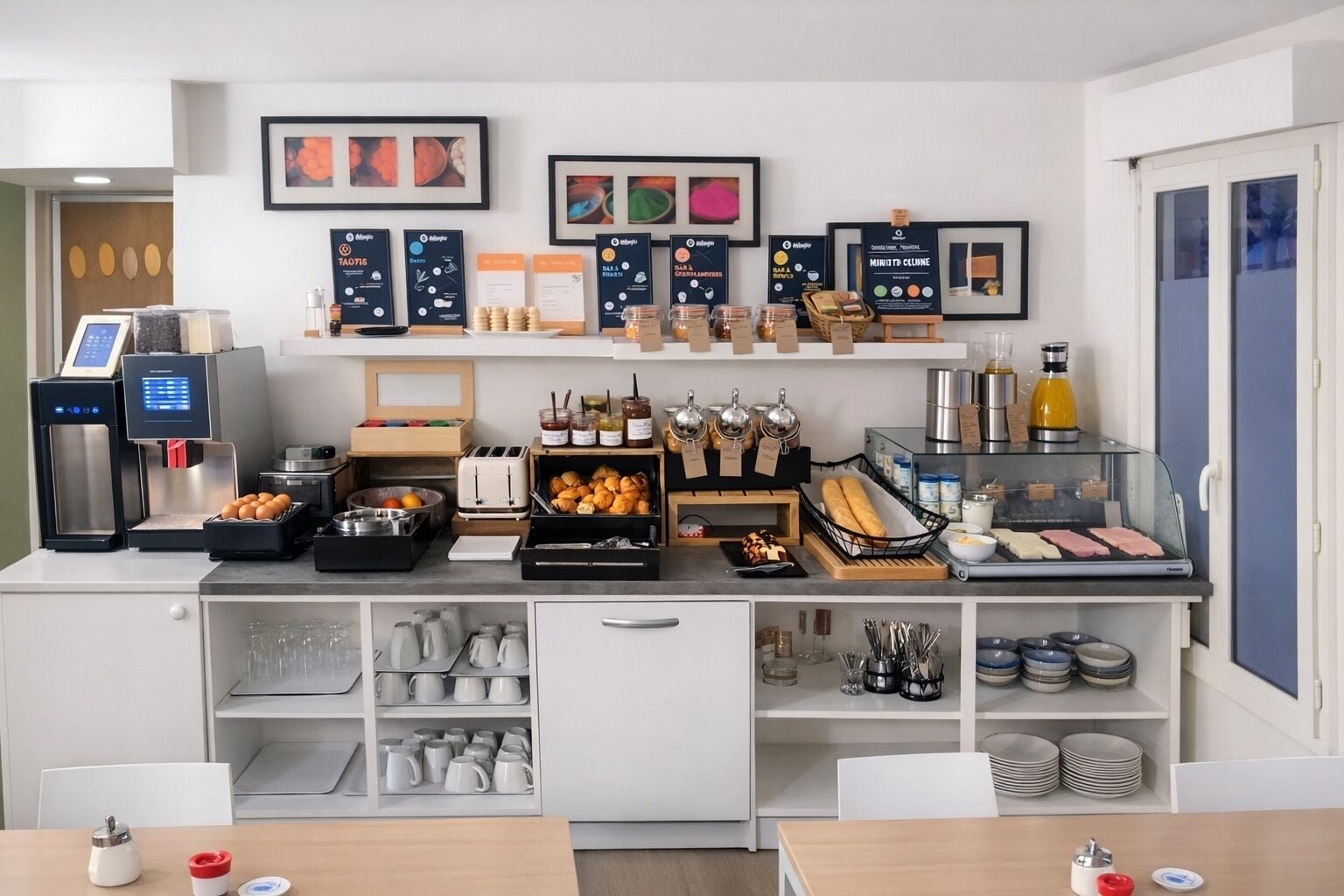 Bữa sáng buffet vào các ngày trong tuần (15 EUR/mỗi người) 