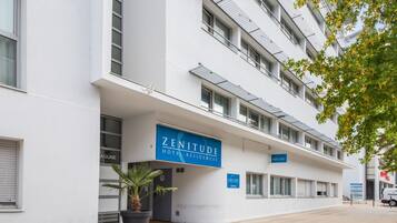 Voorkant van accommodatie