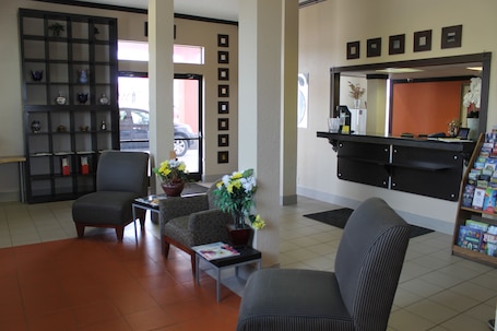 Sala de estar en el lobby