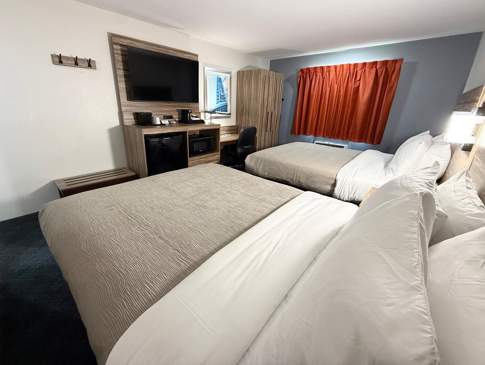 스탠다드룸, 퀸사이즈침대 2개, 금연 | 무료 WiFi