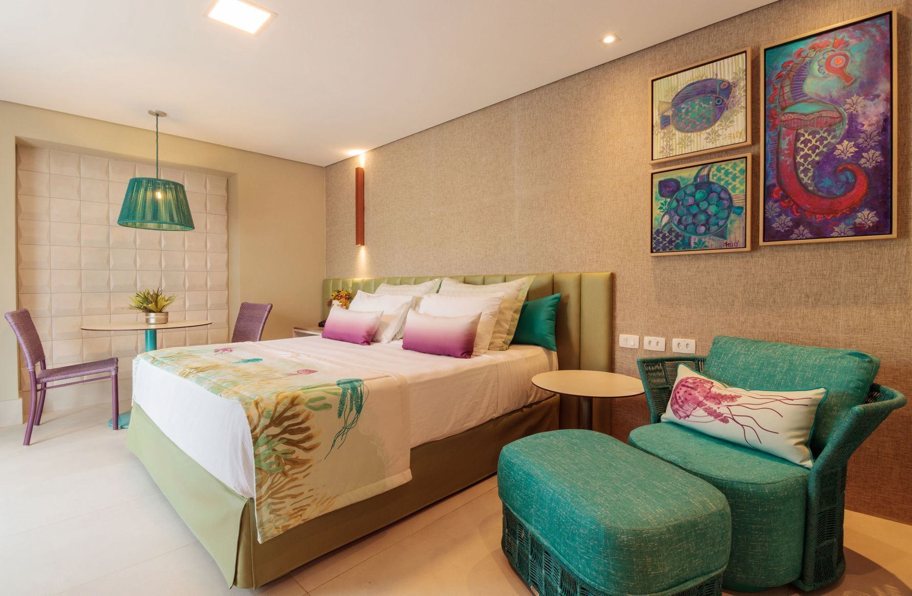 Pillowtop beds, minibar, in-room safe, individually decorated