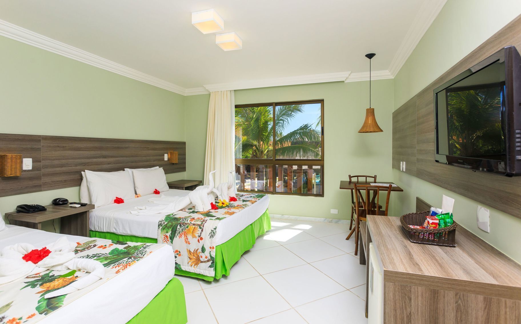 Pillowtop beds, minibar, in-room safe, individually decorated