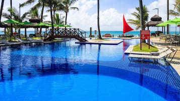 Outdoor pool, open 8:00 AM to 7:00 PM, free cabanas, pool umbrellas