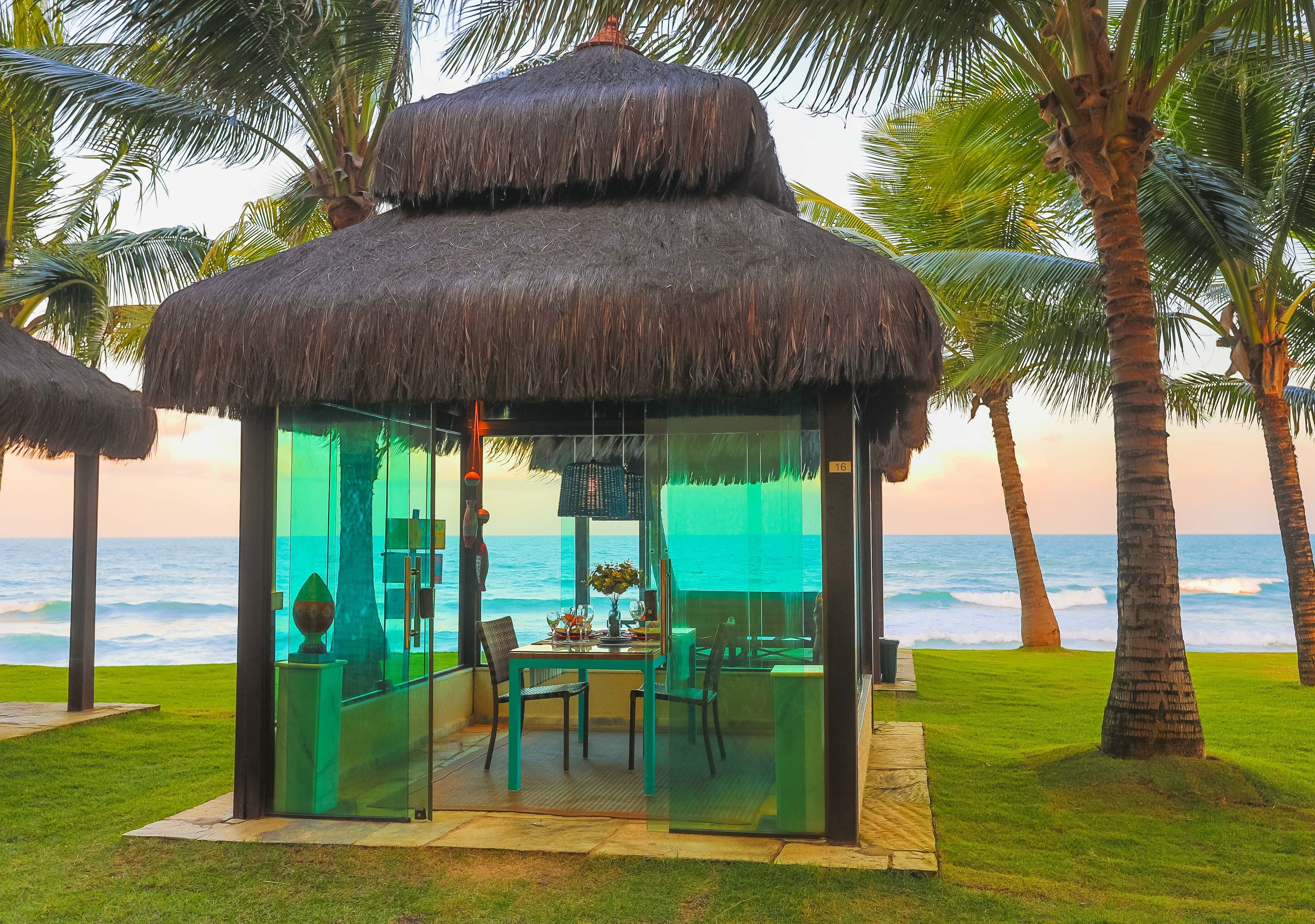 Breakfast, lunch, dinner served; international cuisine, pool views 