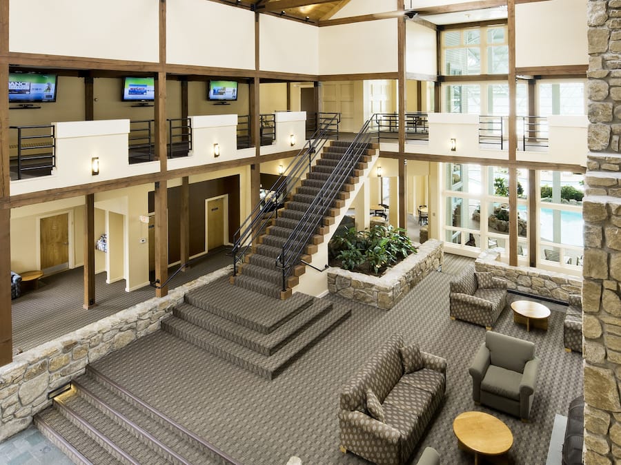 Zona de estar del vestíbulo