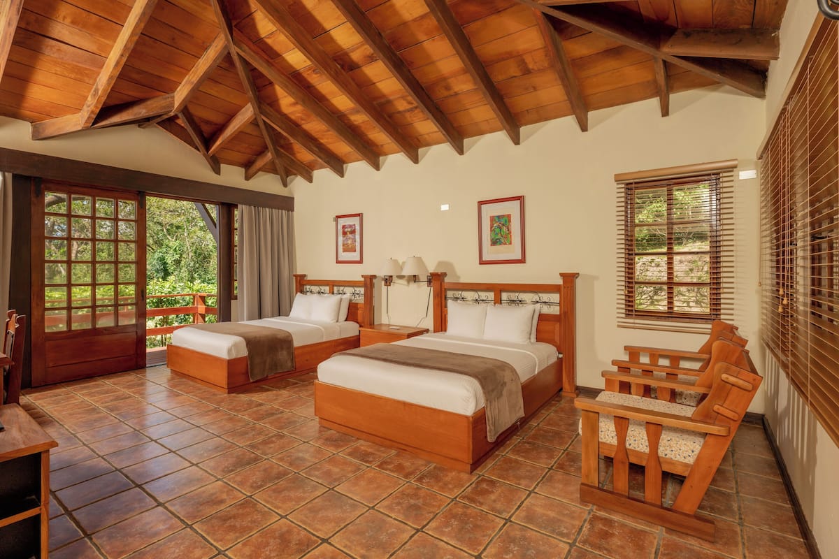 Villa, 2 Double Beds, Terrace, Garden View | Minibar, in-room safe, individually furnished, desk