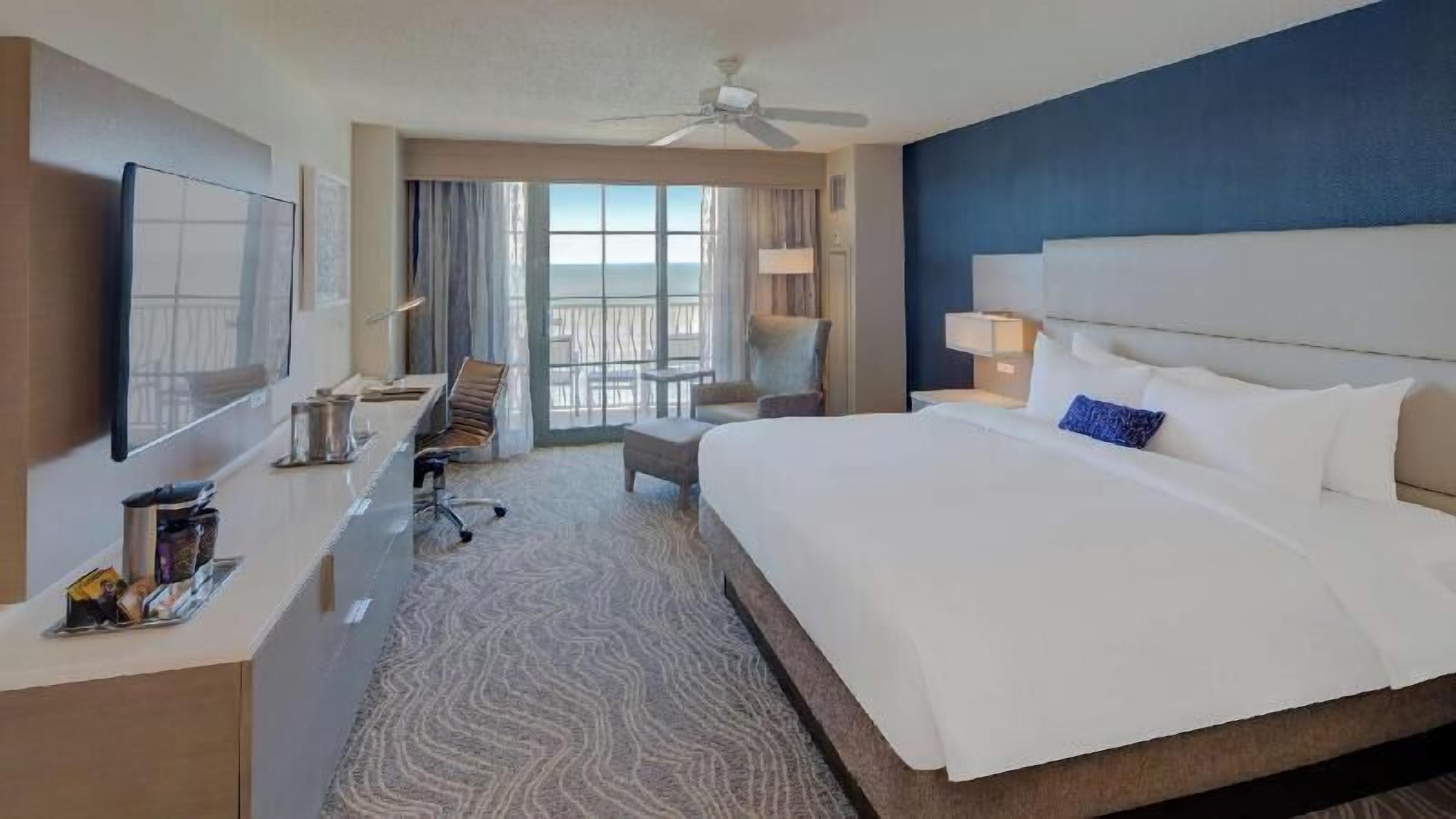 Premium bedding, pillow-top beds, in-room safe, desk