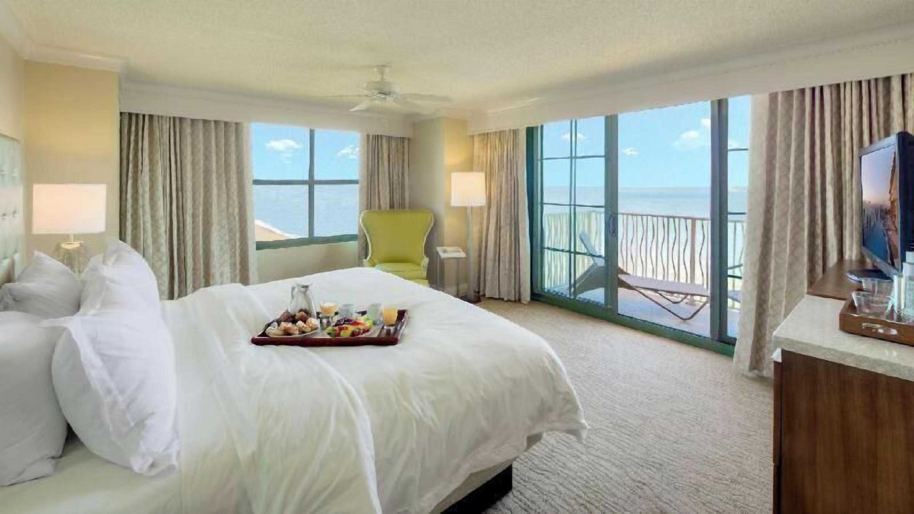 Premium bedding, pillow-top beds, in-room safe, desk