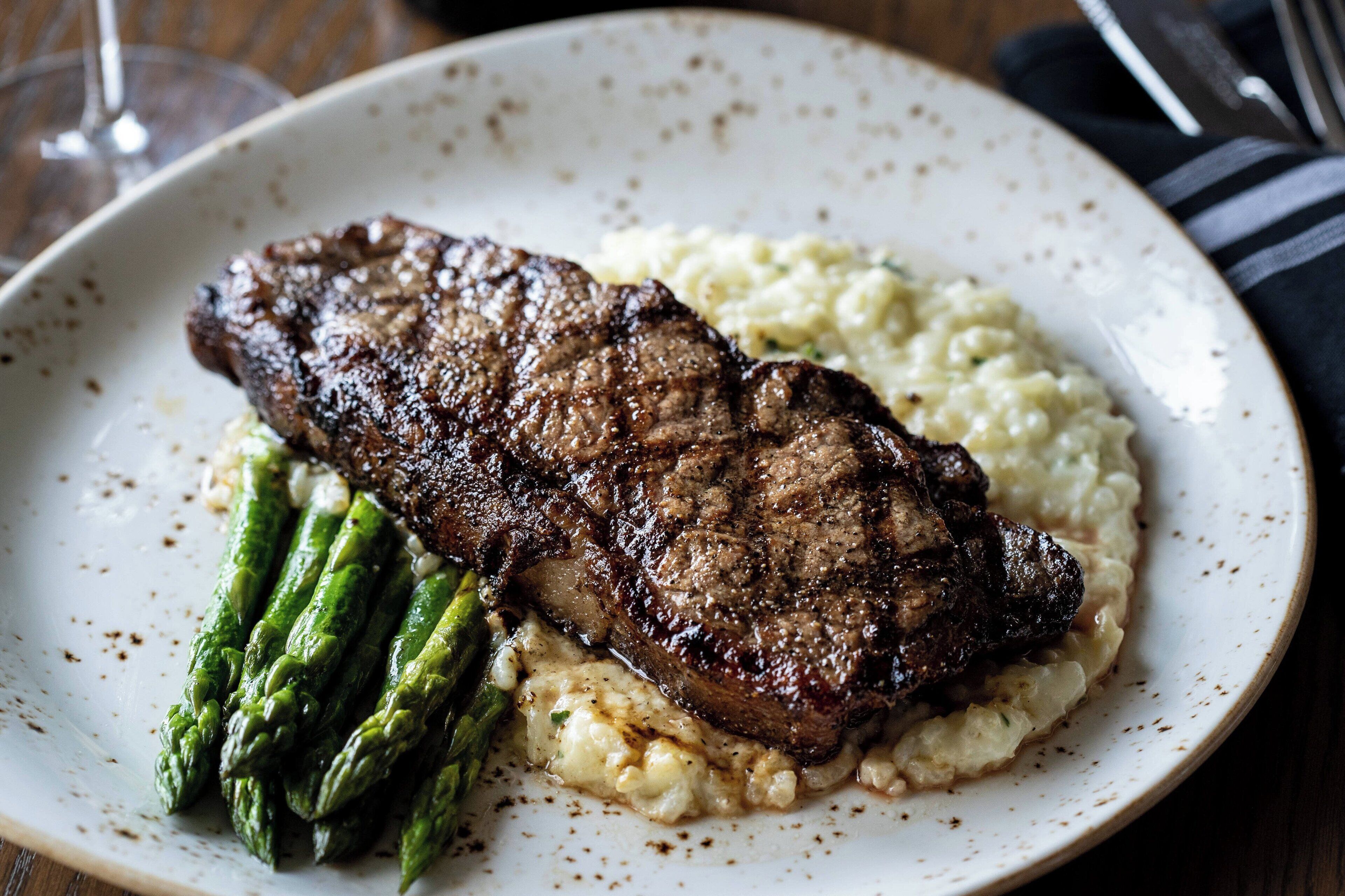 breakfast, lunch and dinner served