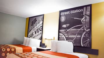 Desk, free cots/infant beds, rollaway beds, free WiFi