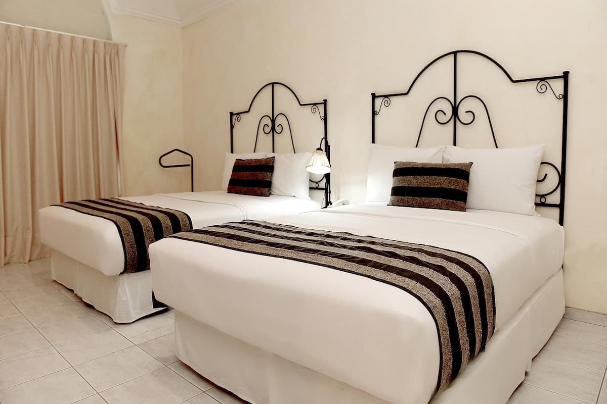 4 chambres, literie de qualité supérieure, couette en duvet d'oie
