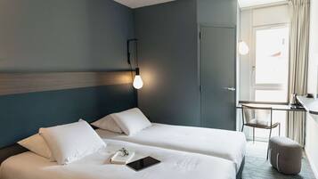 Chambre Standard, 2 lits une place | Literie de qualité supérieure, bureau