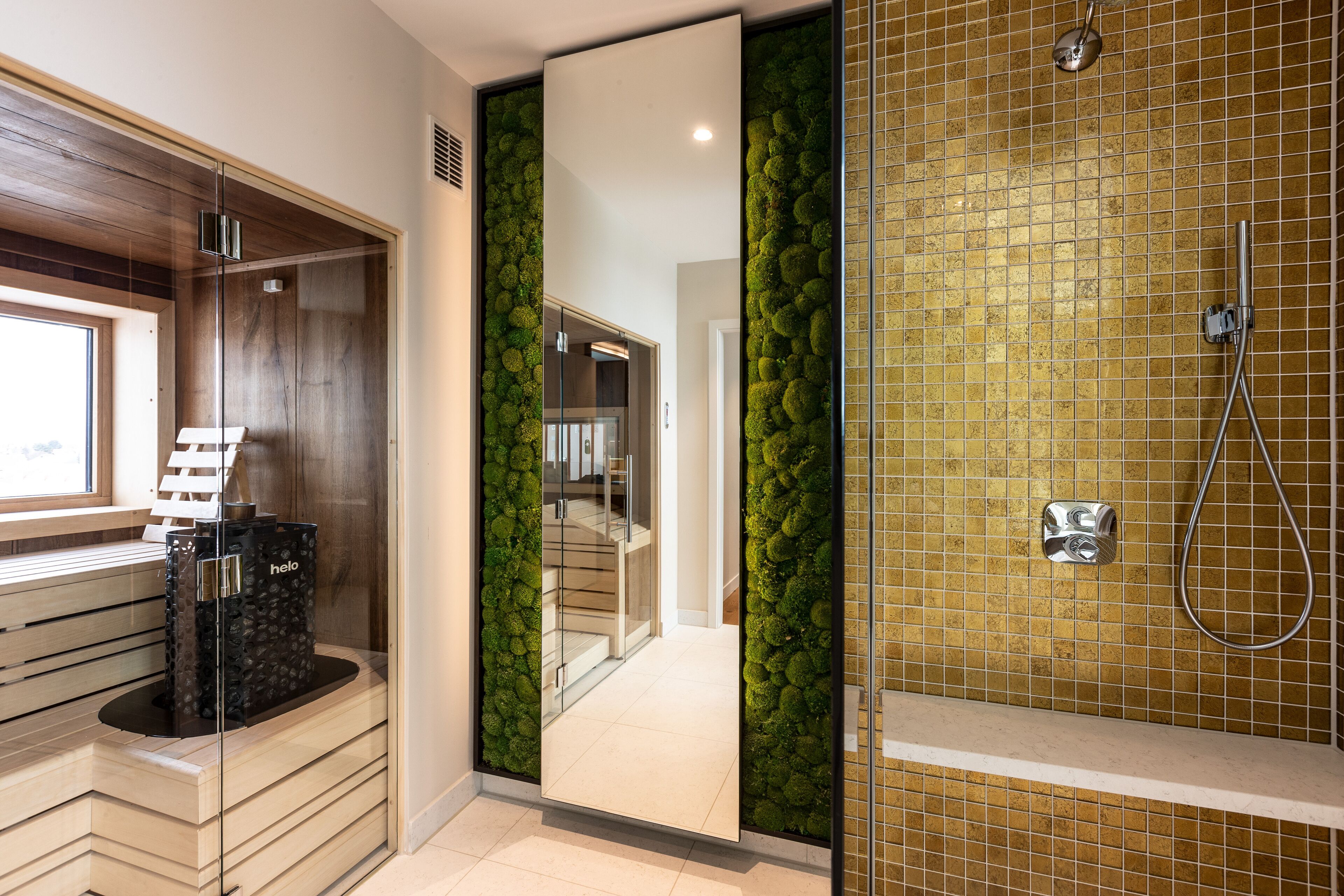 suite (owner suite) | bathroom | hair dryer, towels, soap, shampoo