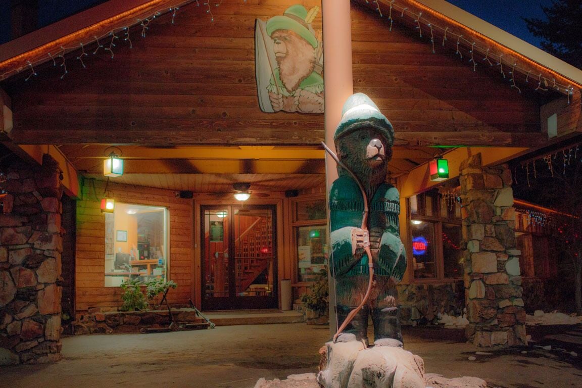 Façade de l’hébergement