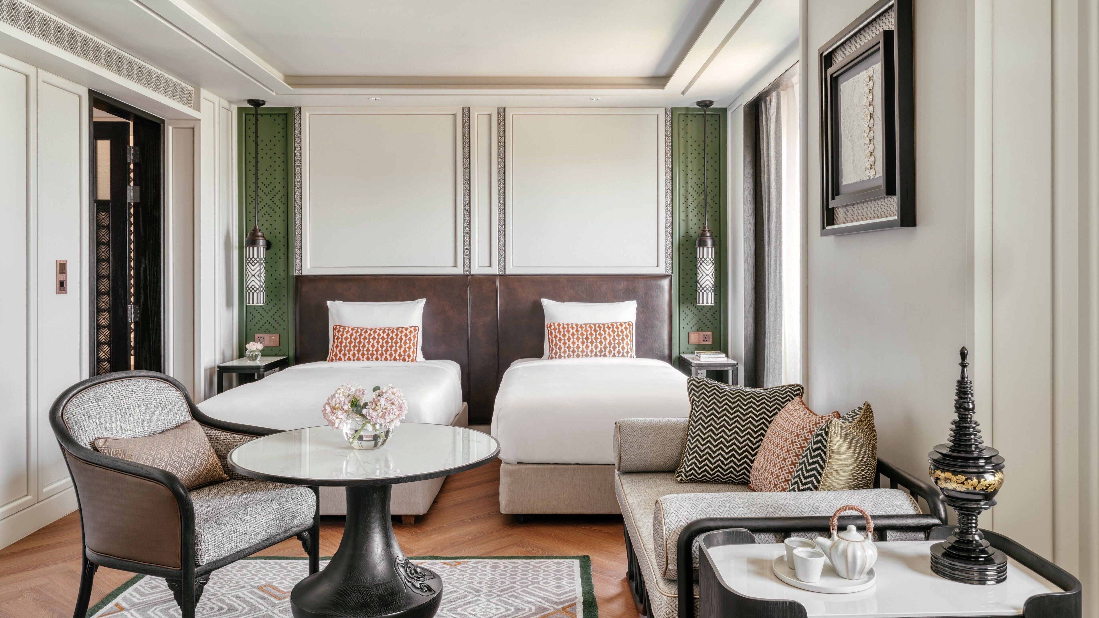 Premium bedding, minibar, in-room safe, laptop workspace