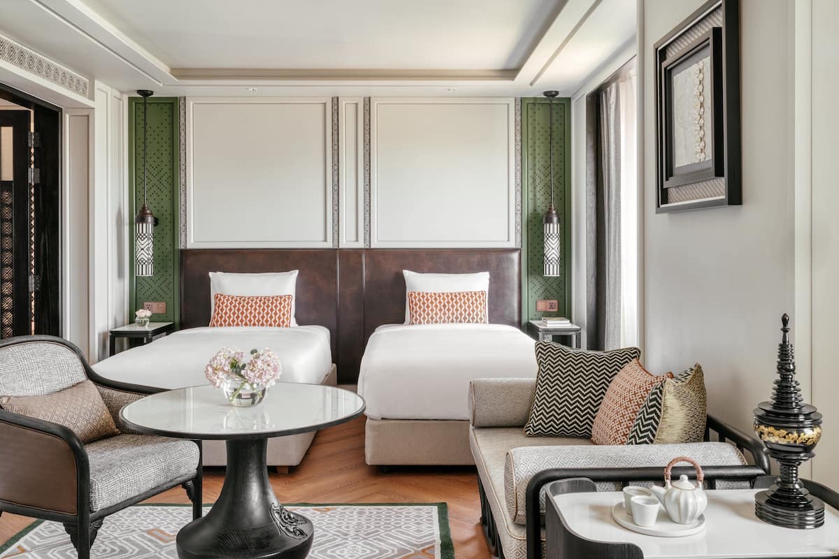 Premium bedding, minibar, in-room safe, laptop workspace