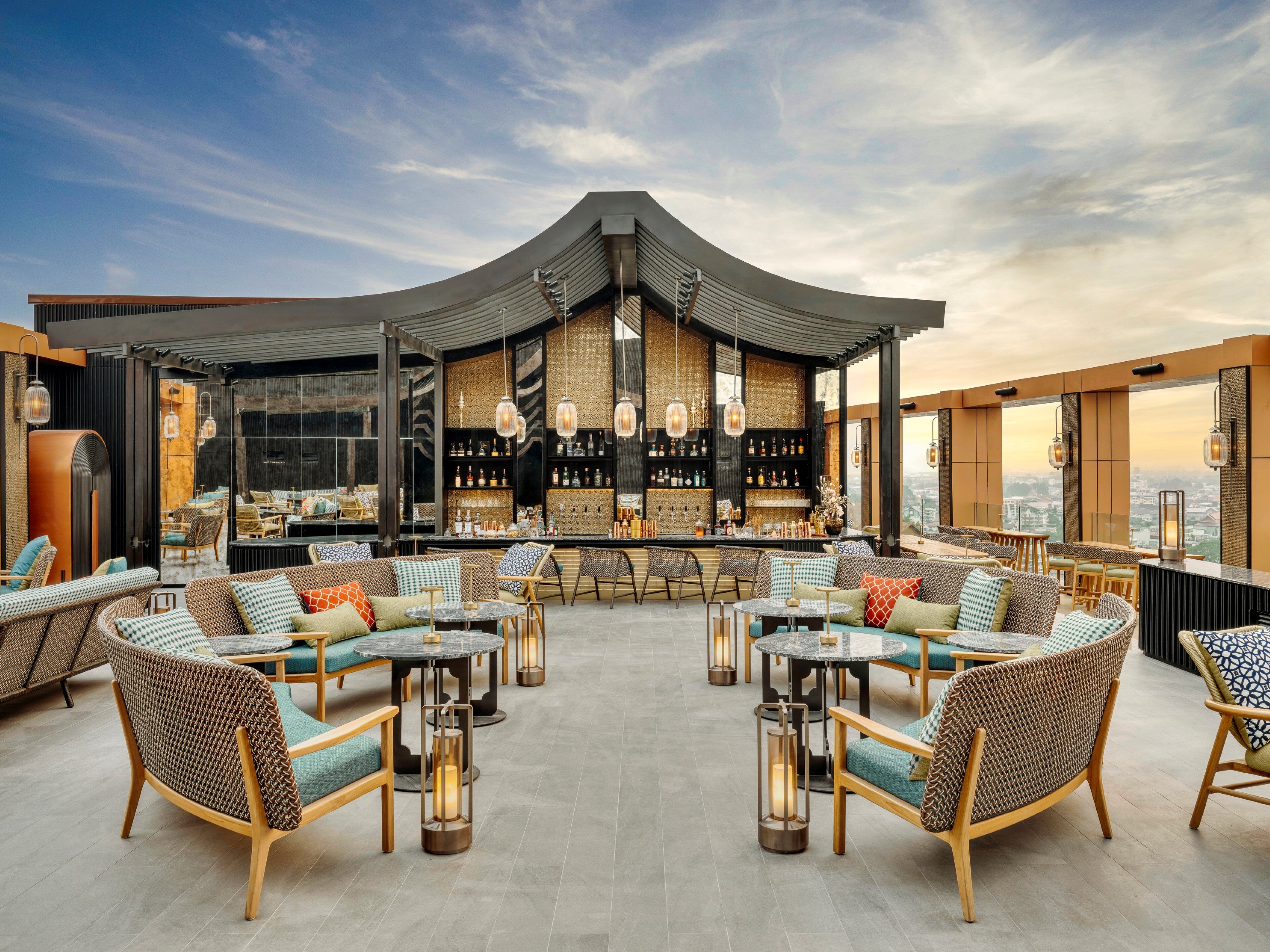 2 Bars/Lounges, Bar auf der Dachterrasse, Lobby-Lounge