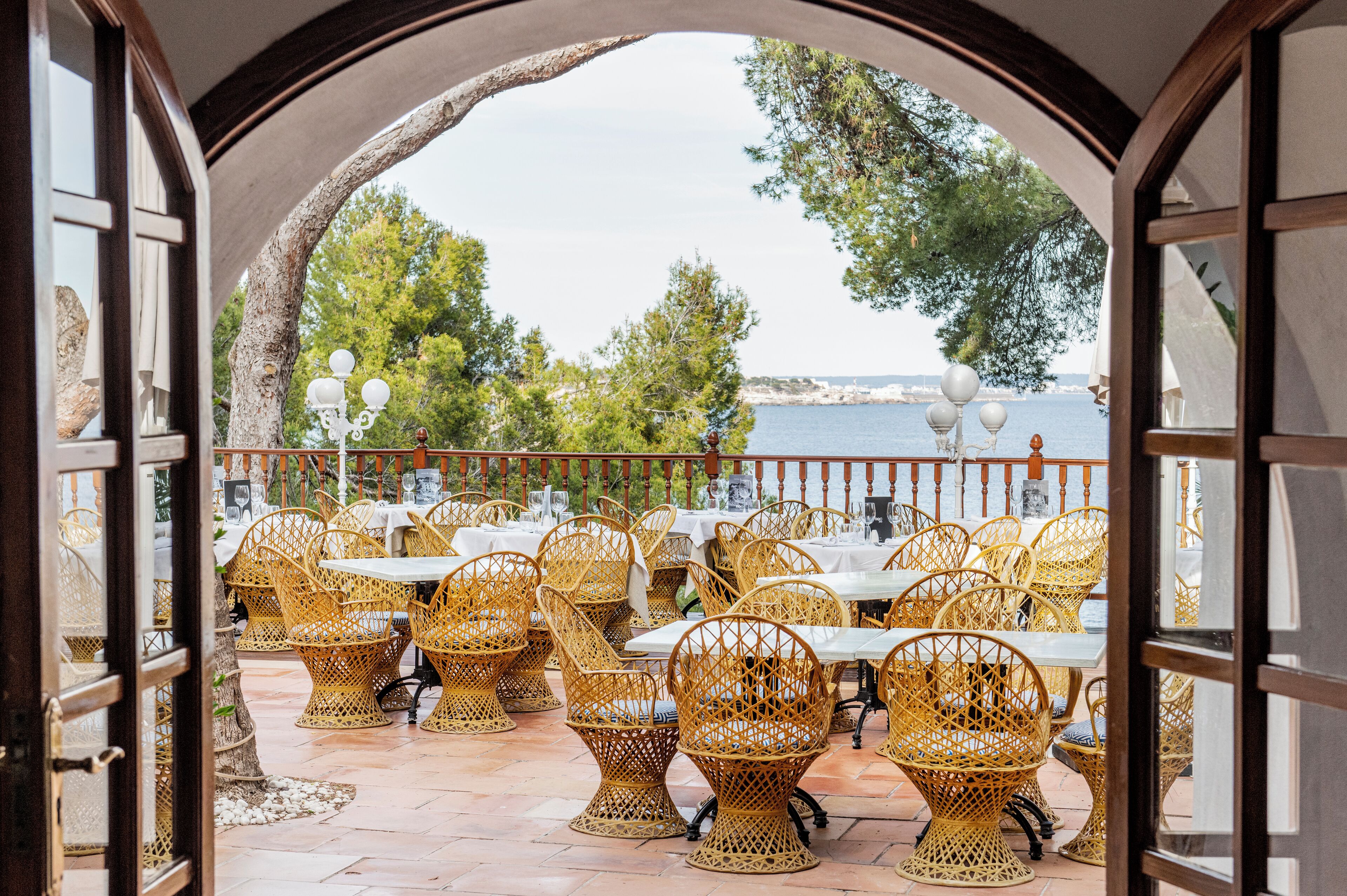 供应早餐和晚餐， 海景