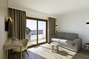 Suite, 1 Bedroom, Sea View (3 Adults) | 1 bedroom, in-room safe, desk, blackout drapes