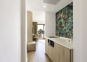 Suite, 1 Bedroom, Sea View (3 Adults) | Private kitchenette | Mini-fridge, microwave