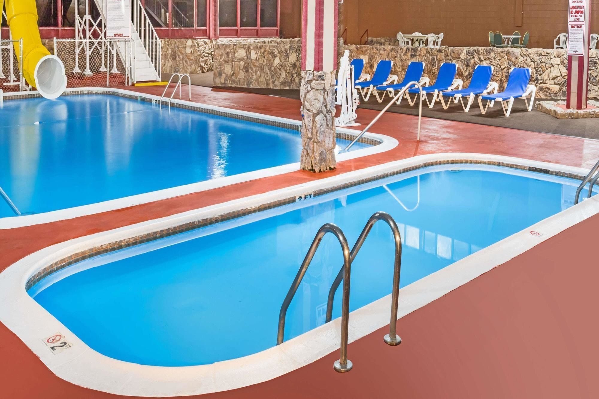 Indoor pool, outdoor pool