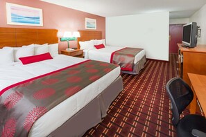 Desk, blackout curtains, iron/ironing board, free cots/infant beds - Ramada Hotel & Conference Center by Wyndham Medford (Medford)