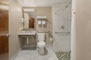 Standard Room, 1 Katil Raja (King), Accessible, Non Smoking | Bilik Mandi | Gabungan pancuran/tab mandi, kelengkapan dandanan diri percuma