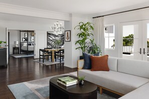 Suite, 1 King Bed, Accessible (Canary) | Frette Italian sheets, premium bedding, pillowtop beds, minibar - Kimpton Canary Hotel by IHG (Santa Barbara)