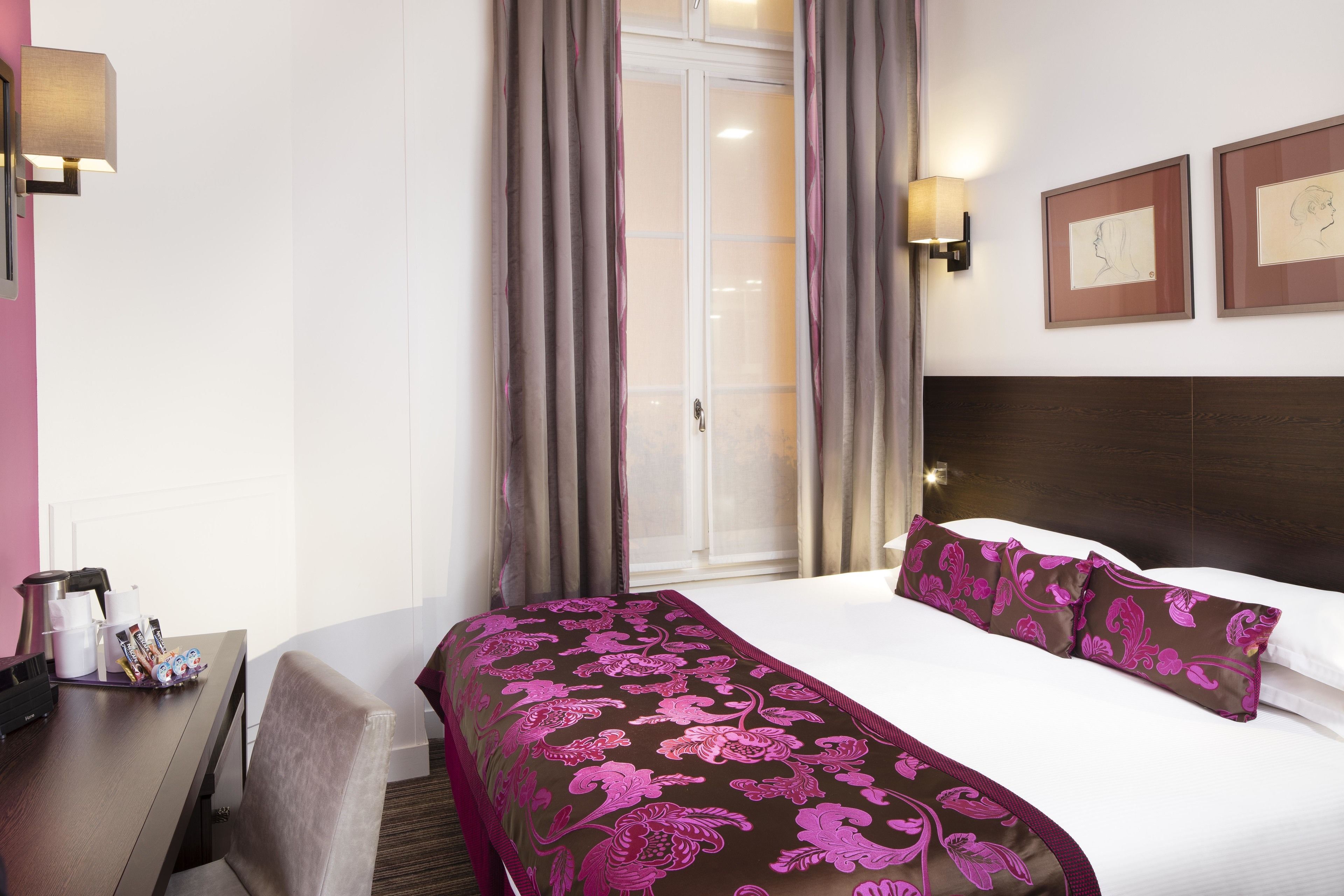 premium bedding, in-room safe, desk, soundproofing