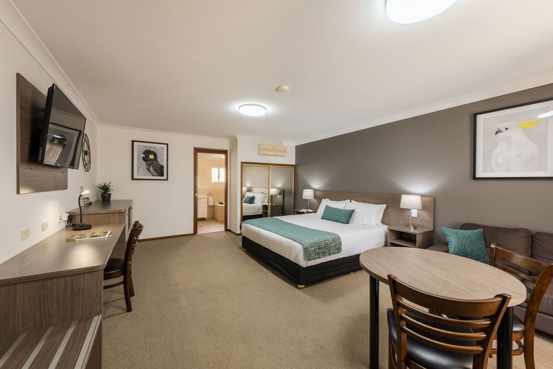 Premium bedding, minibar, desk, blackout curtains