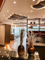 Café da manhã, almoço e jantar