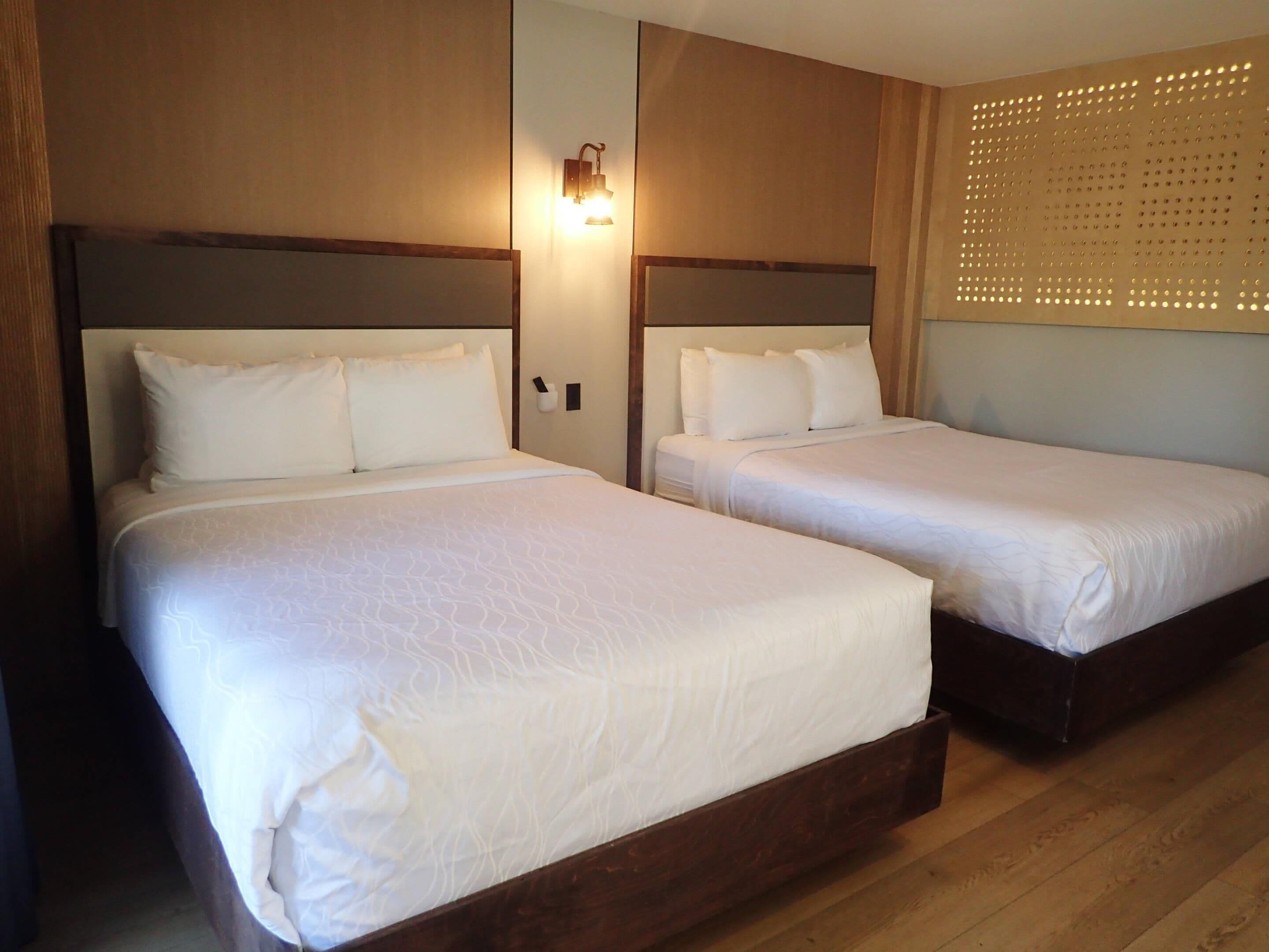 Standard Room, 2 Queen Beds, Non Smoking | Desk, laptop workspace, blackout drapes, free WiFi