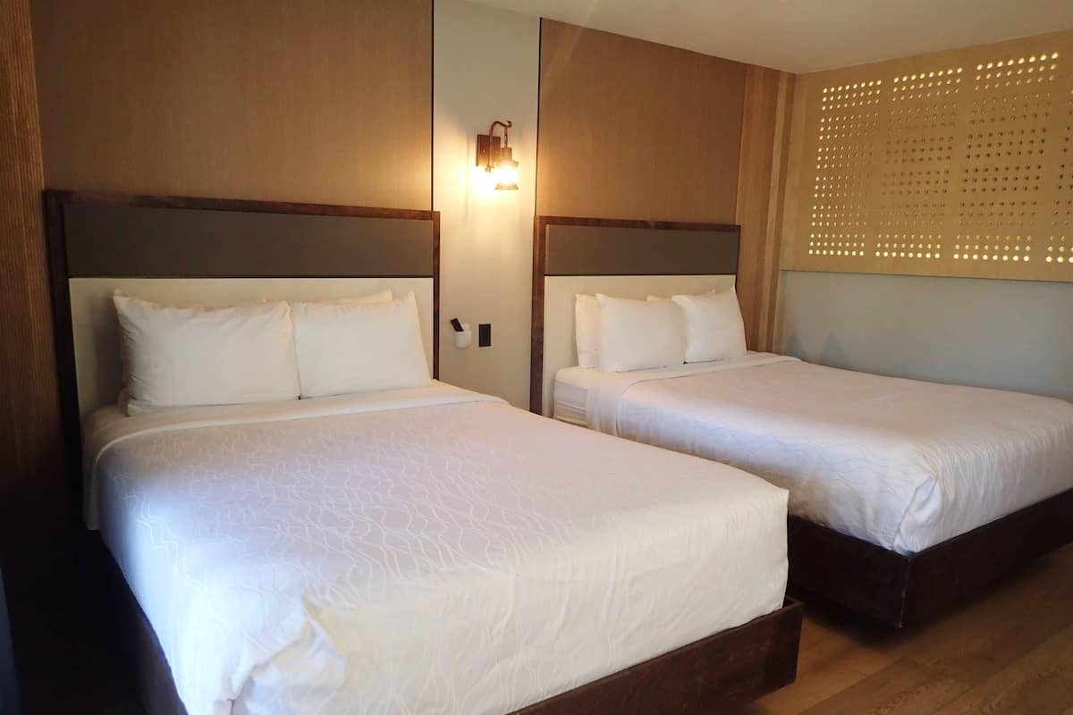 Desk, laptop workspace, blackout drapes, WiFi (free)