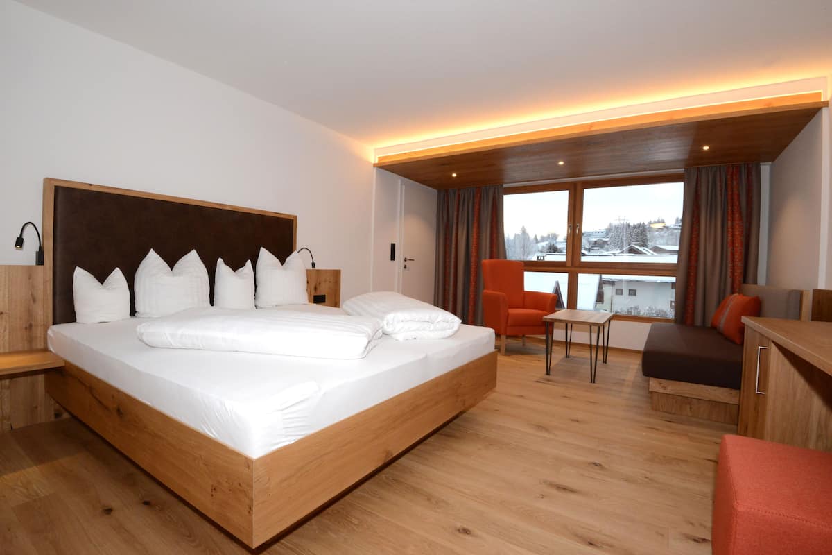 superior double room | hypo-allergenic bedding, in-room safe, free cots/infant beds, free wifi