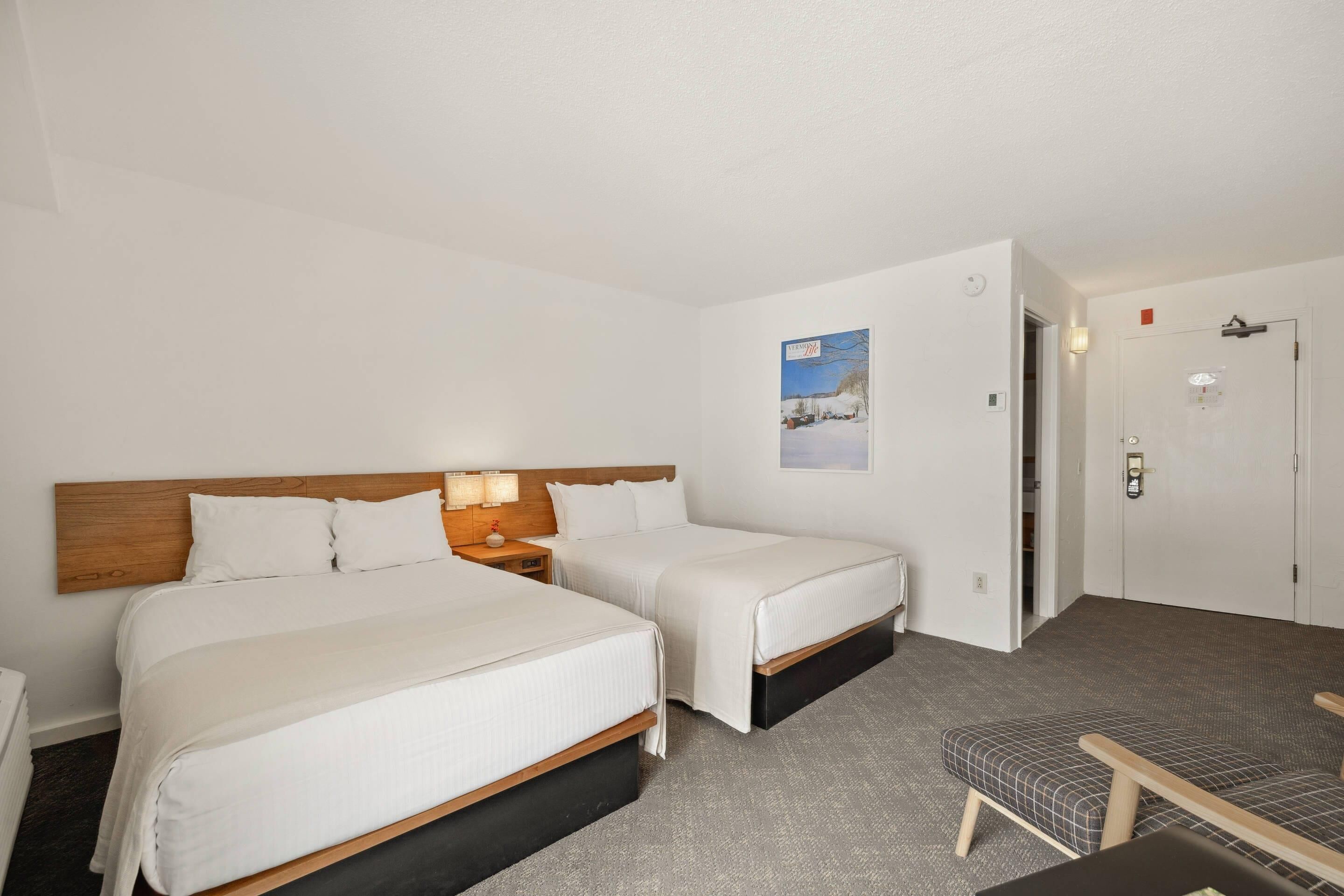 Standard Room, 2 Double Beds, Non Smoking | Desk, blackout drapes, soundproofing, free WiFi