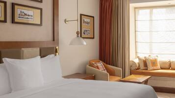 Premium bedding, minibar, in-room safe, desk
