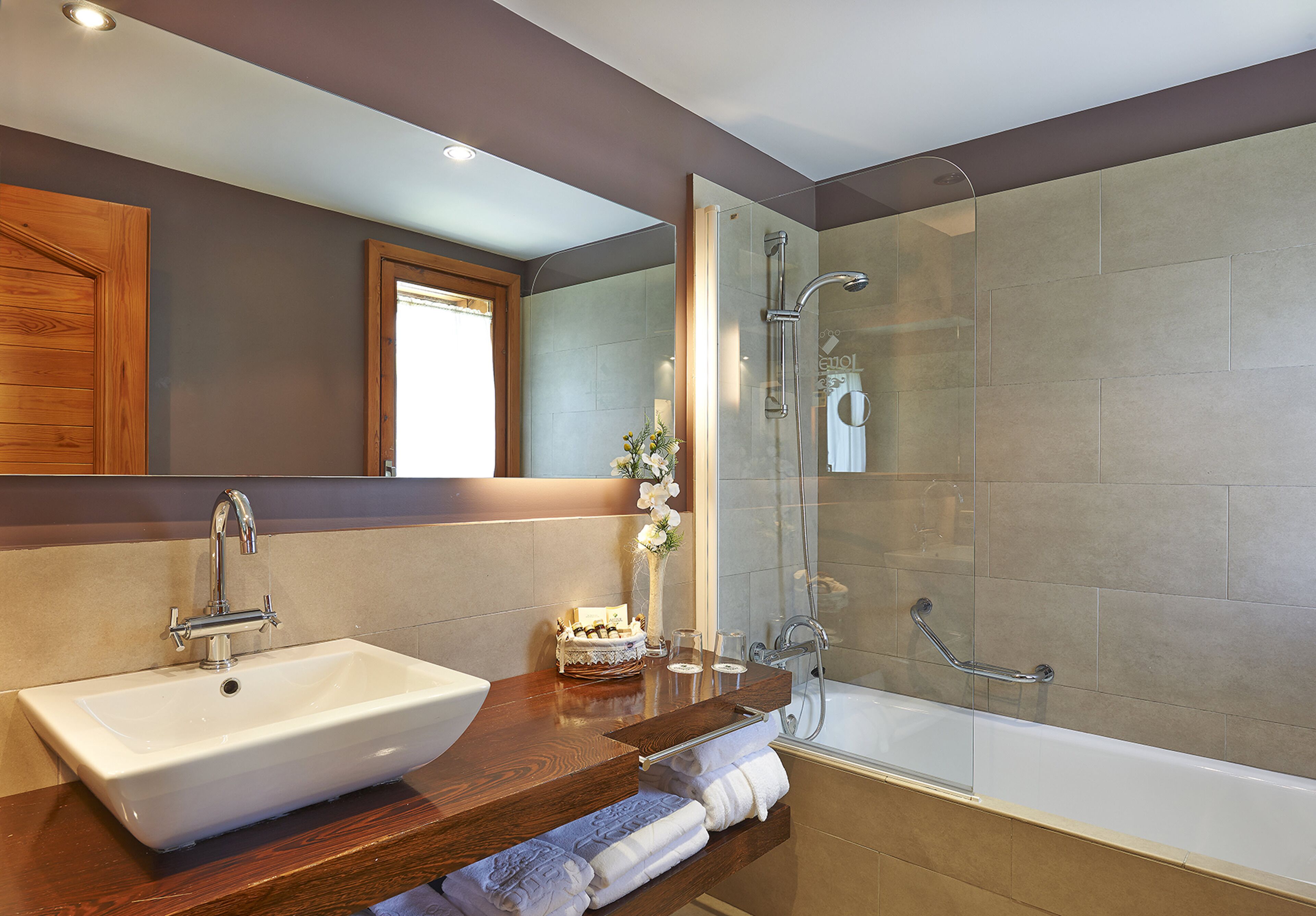 free toiletries, hair dryer, bathrobes, slippers