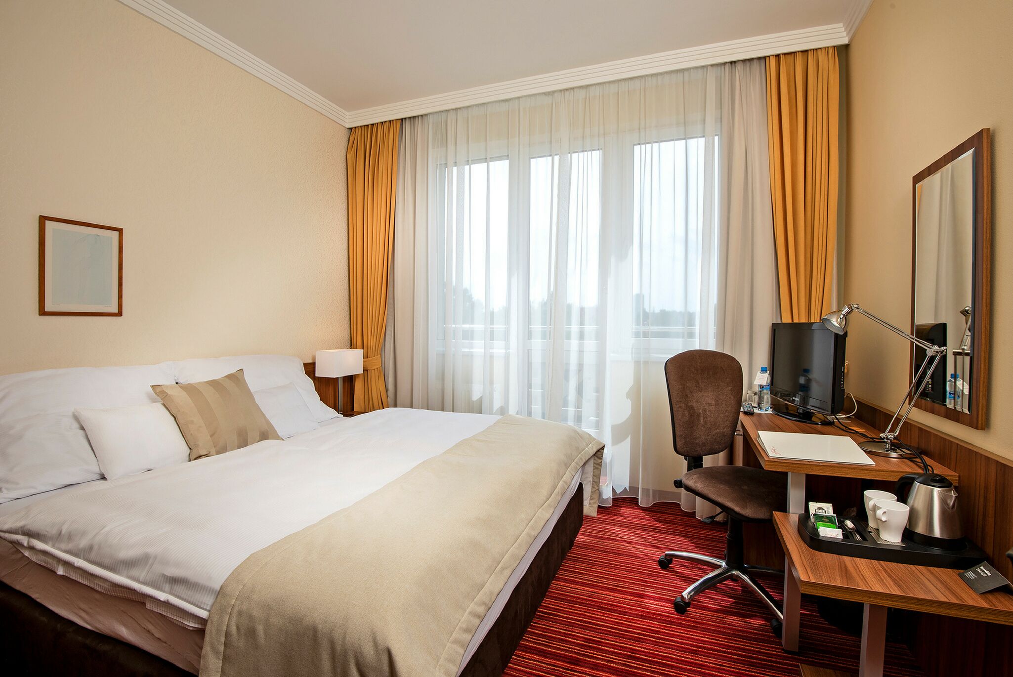 Minibar, in-room safe, desk, blackout curtains