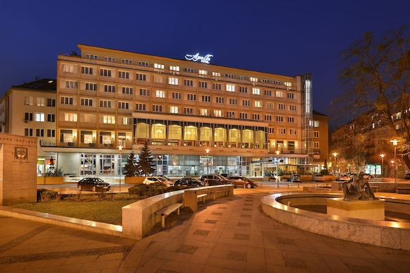 Front of property - evening/night